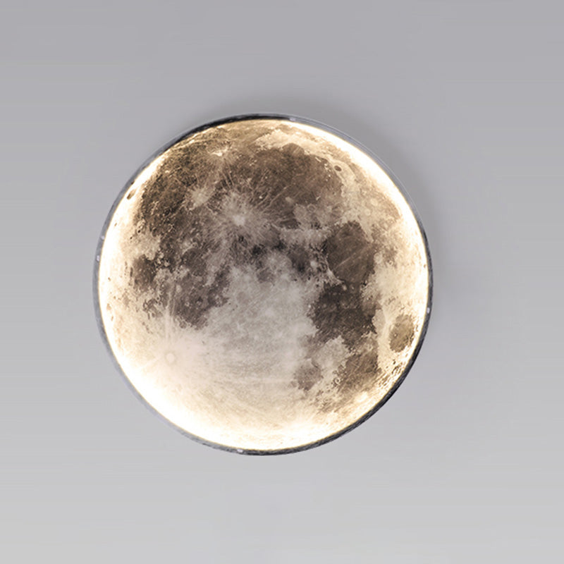 Wall Lamp PVC Moon Motif 100.0 cm LED Bedroom Living Room Dimmable Wall Sconce Ambient Lighting | Thomler
