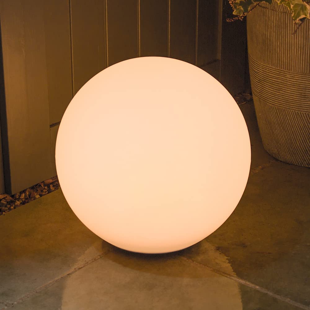 Rechargeable LED Globe Light with Remote - 16 Colors Weather-Resistant Sphere for Patio, Garden, Party & Indoor Decor - Cordless Orb Lamp | Thomler