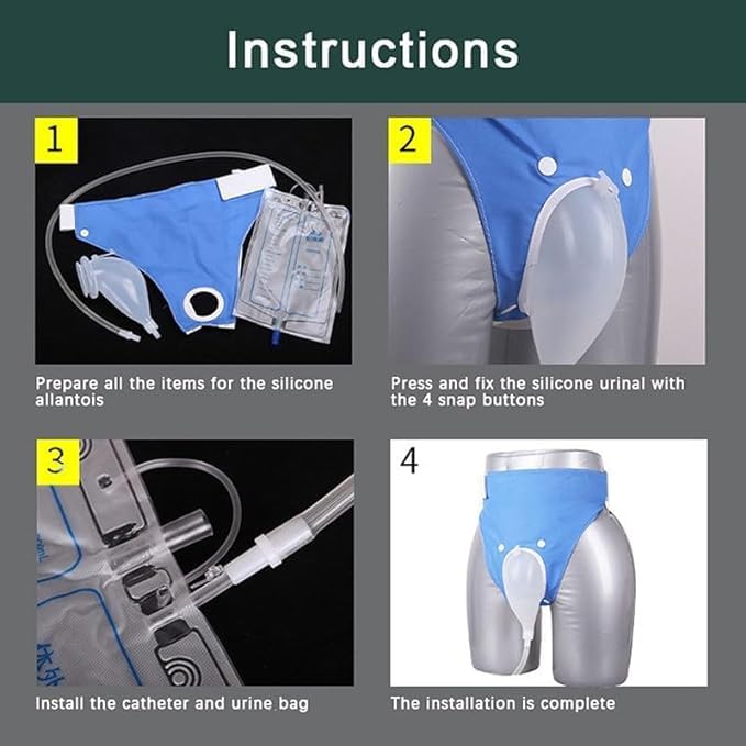 Medical Urine Drainage System with Soft-Touch Receiver for Bedside Relief & Recovery | Thomler