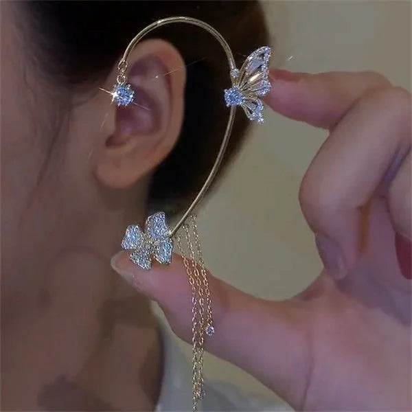 Butterfly Stud Earrings with AAA Cubic Zirconia – Hypoallergenic Nickel-Free Design for Sensitive Ears, Everyday Elegance & Gift-Ready | Thomler