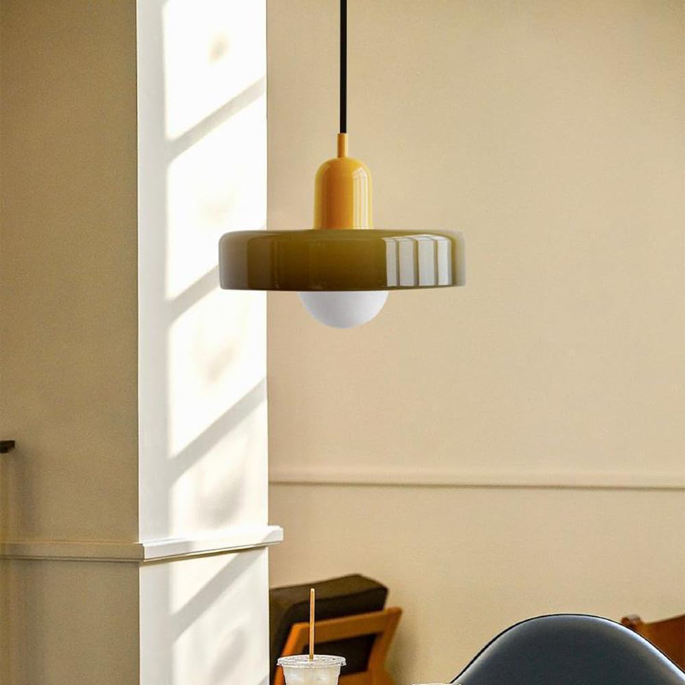 Pendant Light Glass Double Shade G9 35.0 cm Dining Room Kitchen Island Ceiling Fixture Modern Hanging Lamp | Thomler