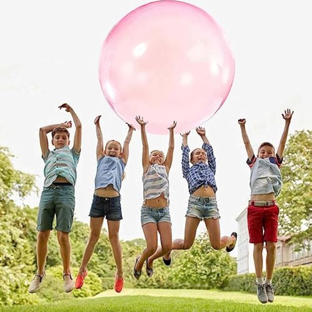 Play Ball TPR 120.0 cm 47.2" Indoor Outdoor Family Garden Water Filled Inflatable Bubble Toy For Active Play | Thomler