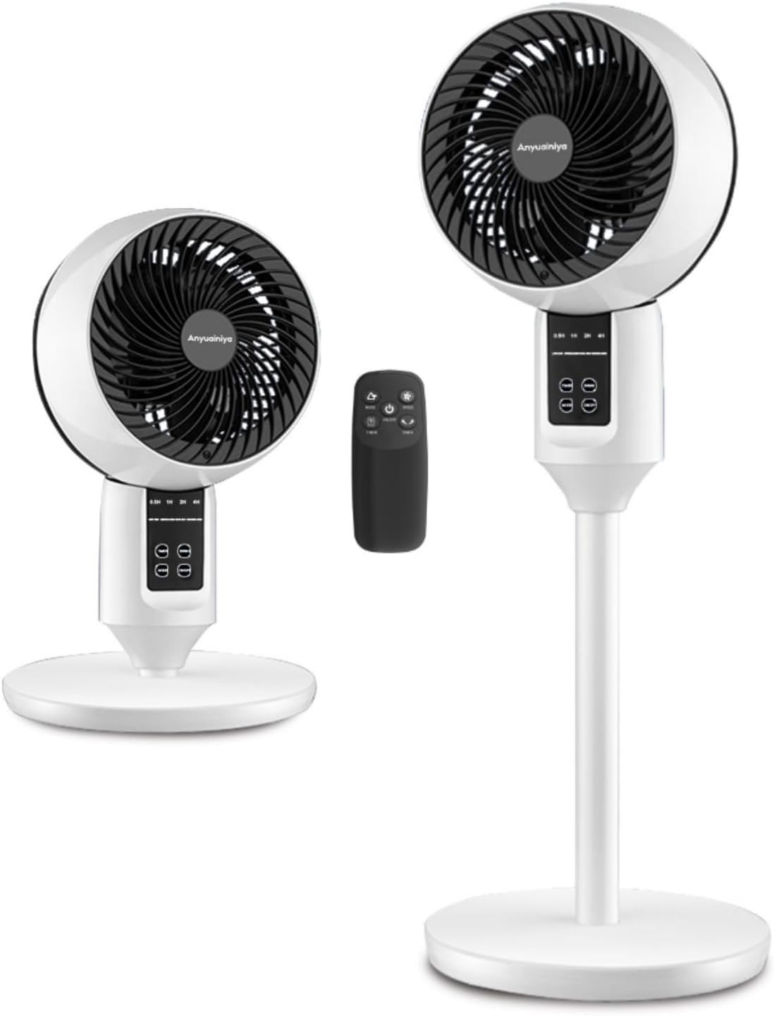 Height-Adjustable Pedestal Fan with 3D Oscillation – Quiet Cooling for Bedroom, Office & Living Room | Thomler