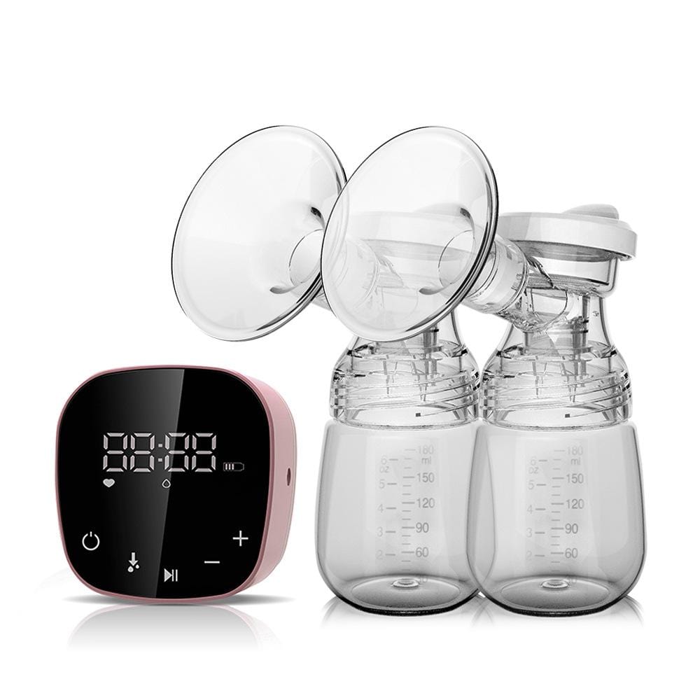Rechargeable Electric Breast Pump with Dual Bottles for Nursing Mothers – 3 Pumping Modes, Quiet Motor, USB Power Supply | Thomler