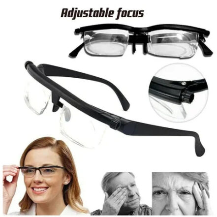Variable Focus Eyewear for Distance and Close-Up Vision – Manual Dial Lenses for Reading, Driving & Everyday Use | Thomler