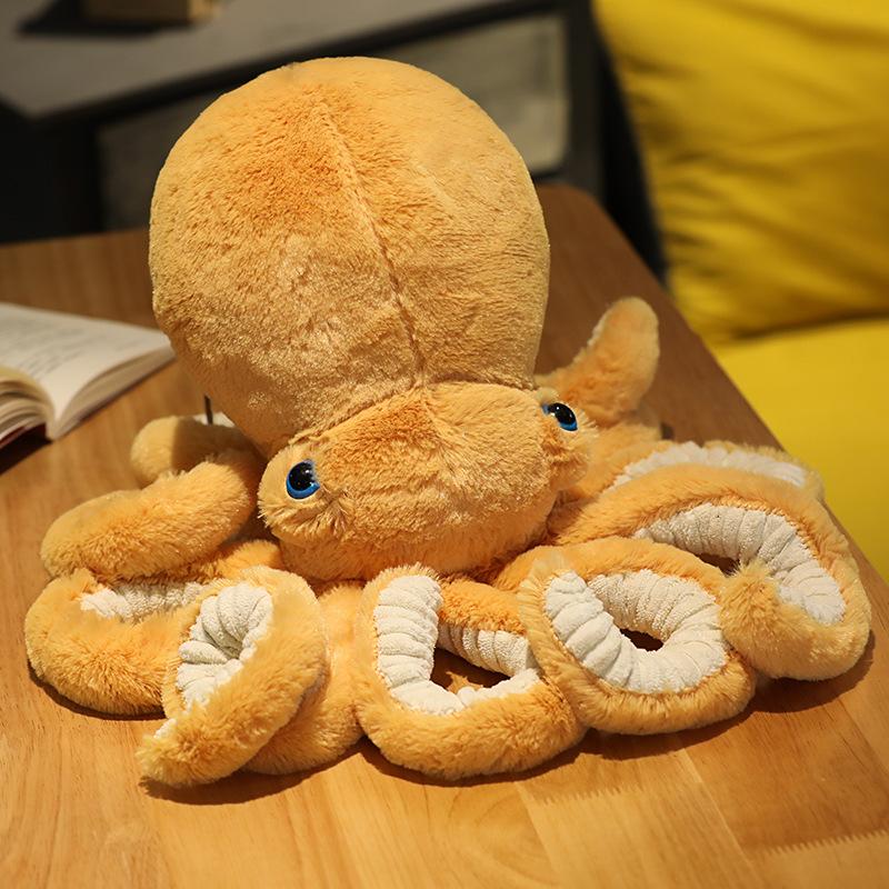 Jumbo Octopus Stuffed Animal Pillow – Soft Plush Toy for Kids & Adults – Huggable Cuddle Buddy for Bedroom Décor & Stress Relief | Thomler