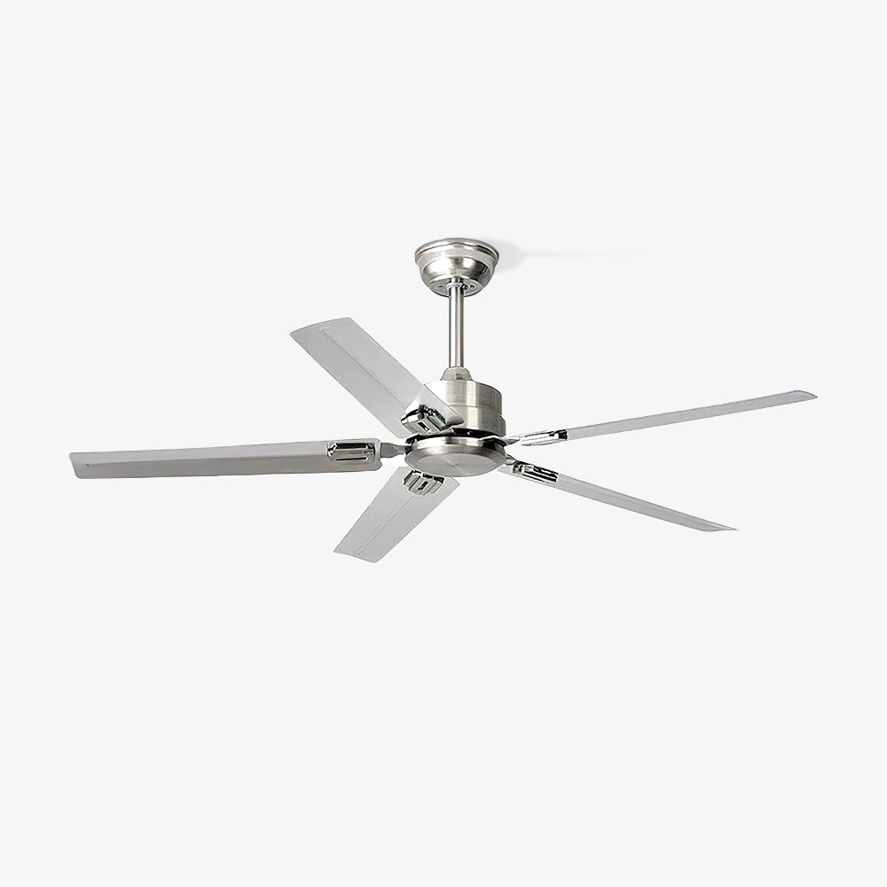 52-Inch Industrial Ceiling Fan with Metal Blades for Living Room & Bedroom | Modern 3-Speed Fan for Home Cooling | Thomler