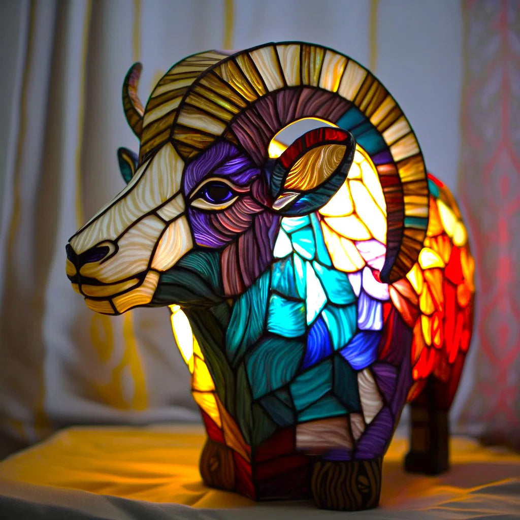 Modern Animal Art Sculpture Table Lamp with Soft LED Glow for Living Room & Bedroom Decor | Thomler