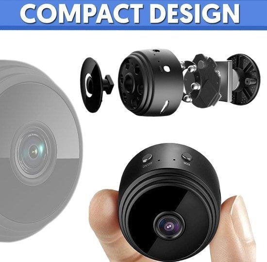 Compact Wireless Security Camera HD 1080P with Night Vision for Home and Office Monitoring | Thomler