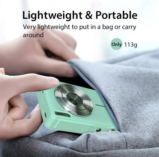 Digital Camera Compact 1080p Video Retro Style Travel Photography Vintage Snapshot Camera With Large Screen | Thomler
