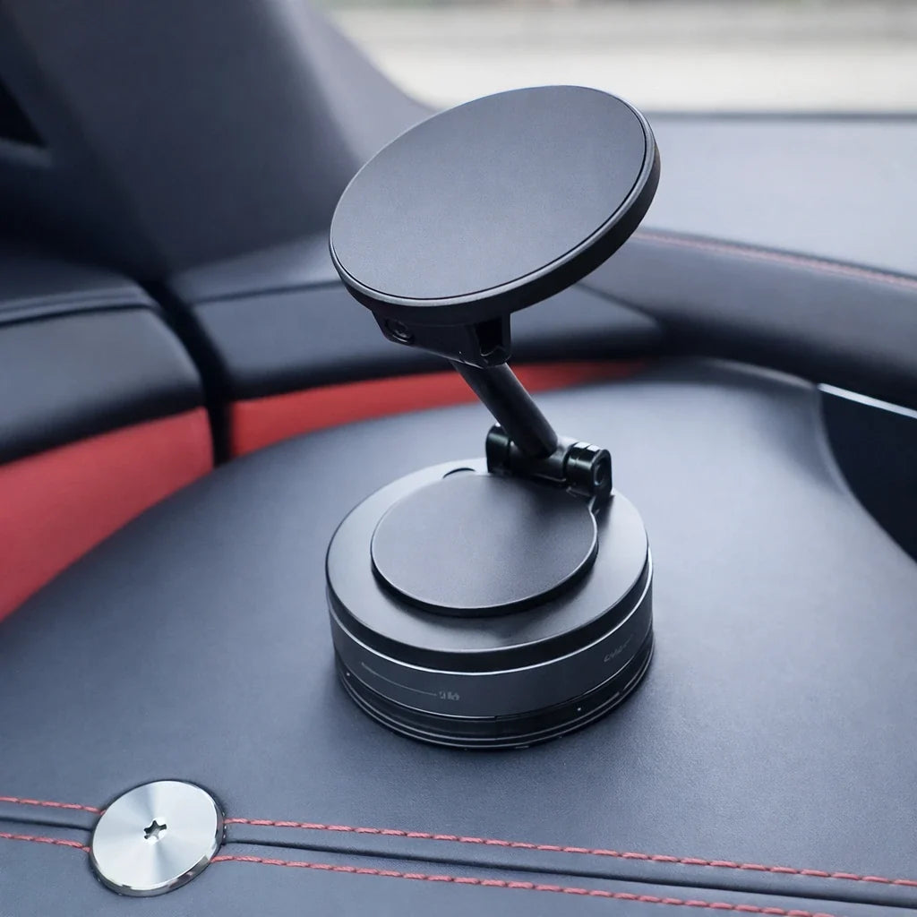 Dashboard Cell Phone Mount with 360° Rotation and Vacuum Grip for Car Windshield Navigation Hands-Free Viewing | Thomler