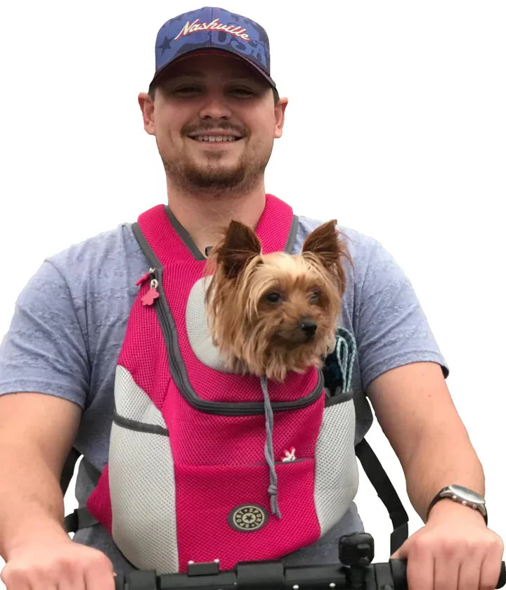 Pet Carrier Backpack for Dogs & Cats with Ventilated Mesh, Adjustable Straps & Storage Pockets for Hiking Travel Vet Visits | Thomler