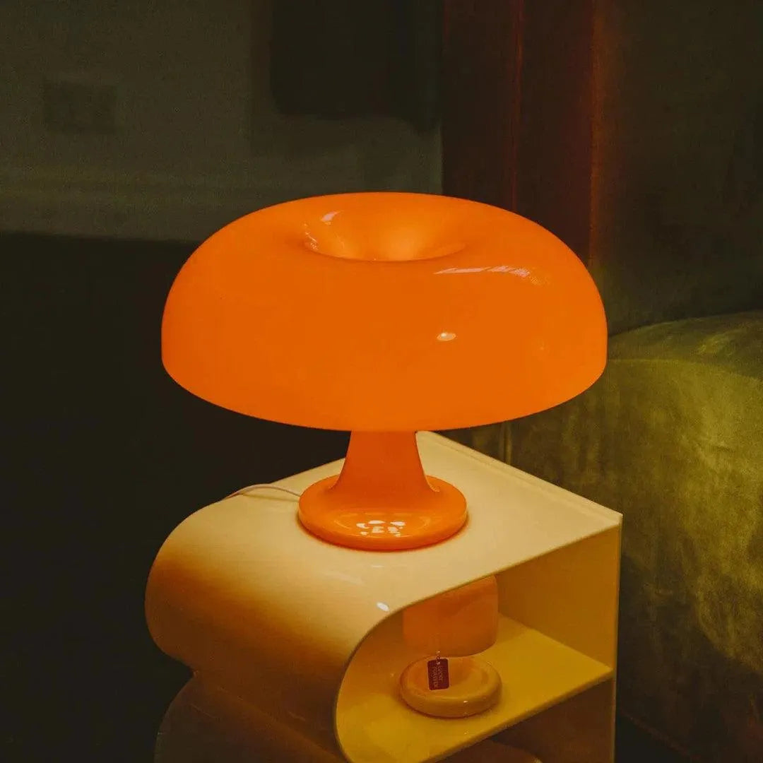 Table Lamp Acrylic 32.0 cm Blood Orange Mood Lighting Bedroom Desk Reading Light Decorative Accent Lamp | Thomler