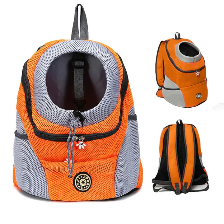 Pet Carrier Backpack for Dogs & Cats with Ventilated Mesh, Adjustable Straps & Storage Pockets for Hiking Travel Vet Visits | Thomler