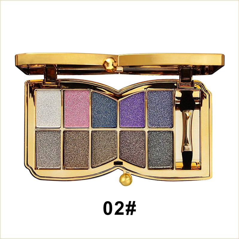 ShimmerGlam Pro – 10-farbige Glitzerpalette | 50% RABATT
