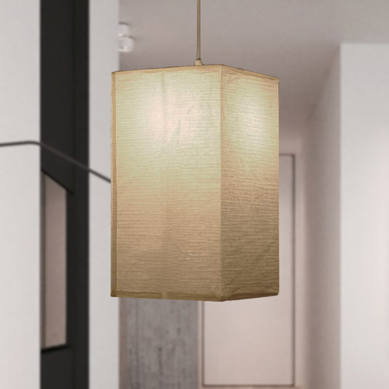 Japanese Paper Lantern Pendant Light White Round Ceiling Fixture for Dining Room Bedroom Kitchen Island Hanging Lamp E26 Base Modern Asian | Thomler