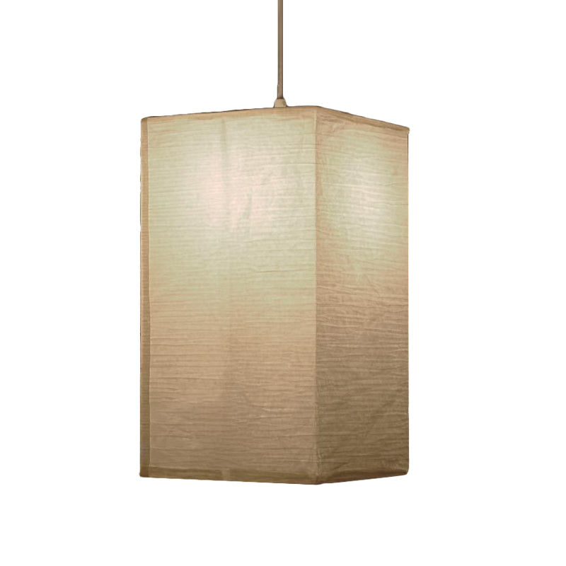 Japanese Paper Lantern Pendant Light White Round Ceiling Fixture for Dining Room Bedroom Kitchen Island Hanging Lamp E26 Base Modern Asian | Thomler