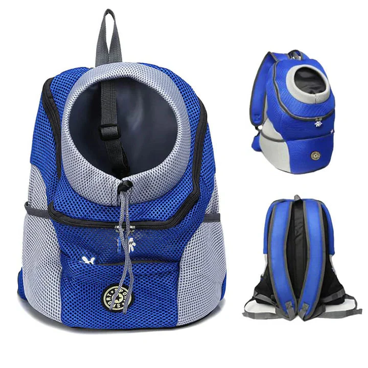 Pet Carrier Backpack for Dogs & Cats with Ventilated Mesh, Adjustable Straps & Storage Pockets for Hiking Travel Vet Visits | Thomler