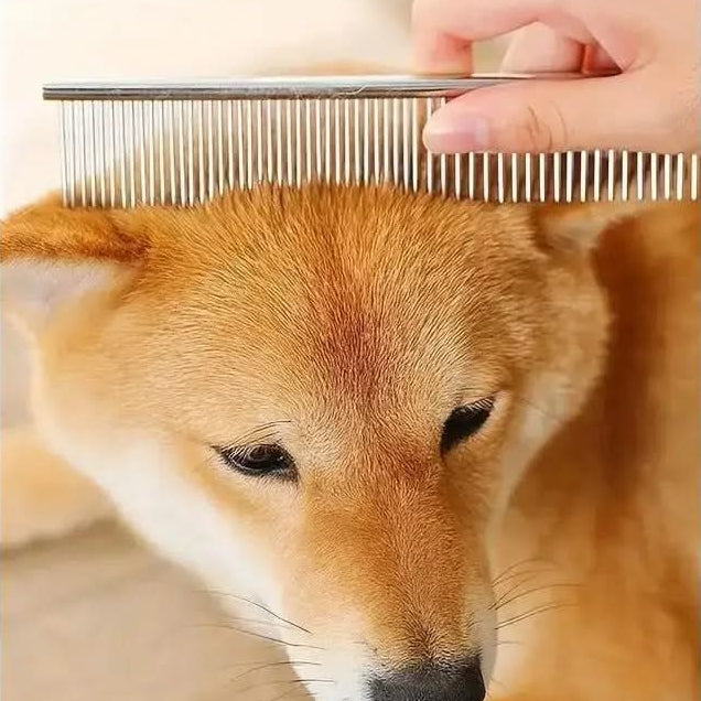 Professional Pet Trimming Shears Kit with Safety Tips for Dogs & Cats – Complete Home Animal Hair Cutting Set with Storage Pouch | Thomler