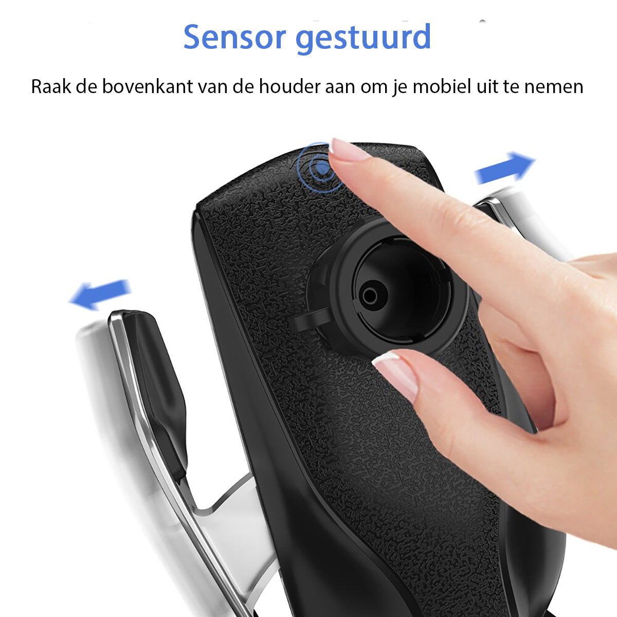 Auto-Grip Wireless Charging Phone Mount for Car Vent - Infrared Sensor, 360° Rotation, Qi Fast Charge Holder | Thomler