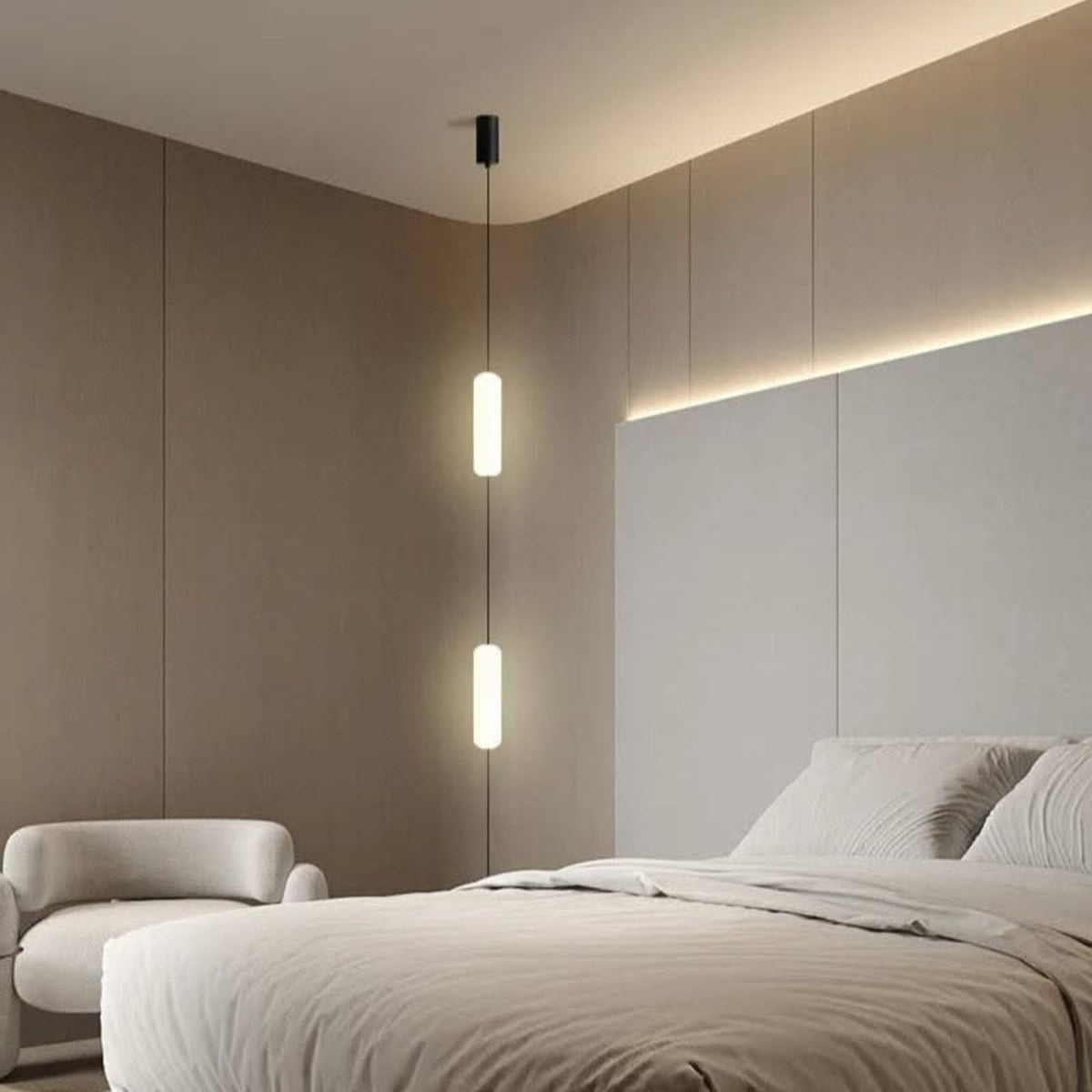 Vertical LED Pole Light – Full-Height Ambient Column Lamp for Living Room & Bedroom | Thomler