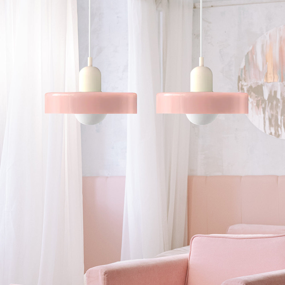 Pendant Light Glass Double Shade G9 35.0 cm Dining Room Kitchen Island Ceiling Fixture Modern Hanging Lamp | Thomler