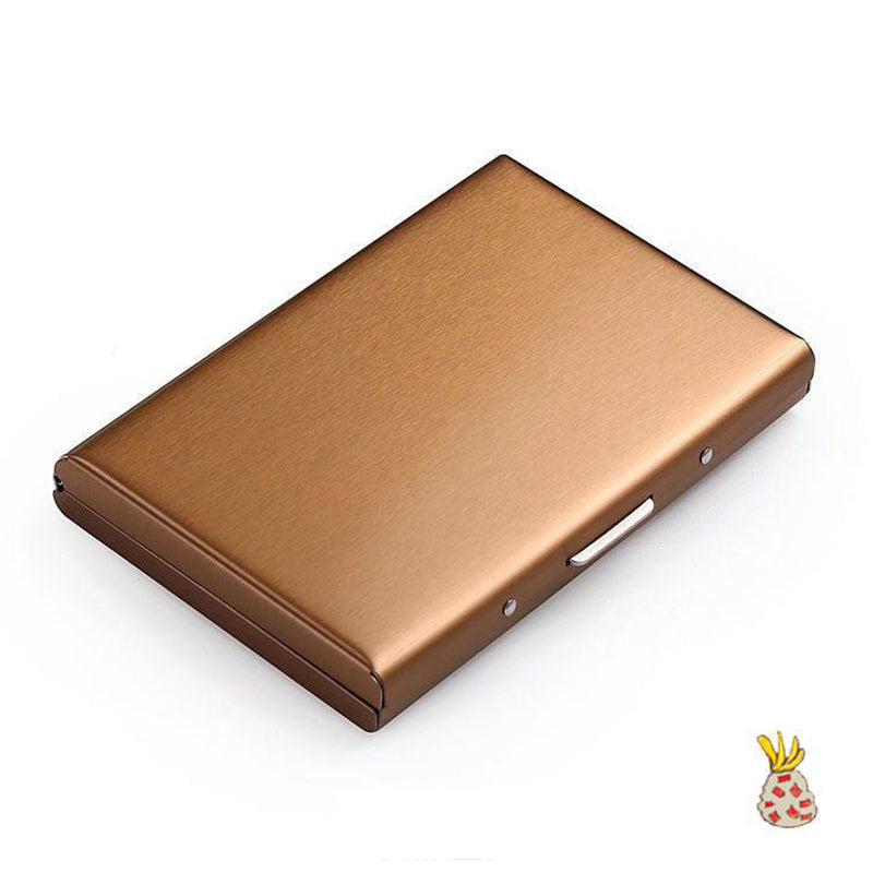Slim Metal Card Holder with RFID Blocking Technology for Credit Cards & Cash | Thomler