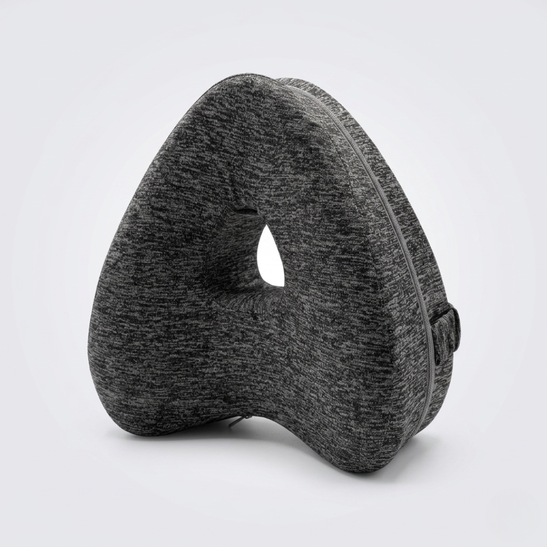 Ergonomic Knee Cushion for Side Sleepers – Contoured Hip Alignment Support Pillow with Adjustable Strap – Breathable Memory Foam for Lower | Thomler