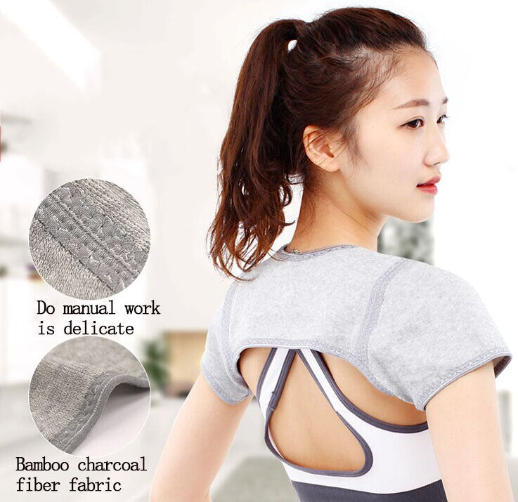 Thermal Shoulder Support Wrap – Bamboo Fiber Compression Brace for Joint Pain Relief & Sports Recovery | Thomler