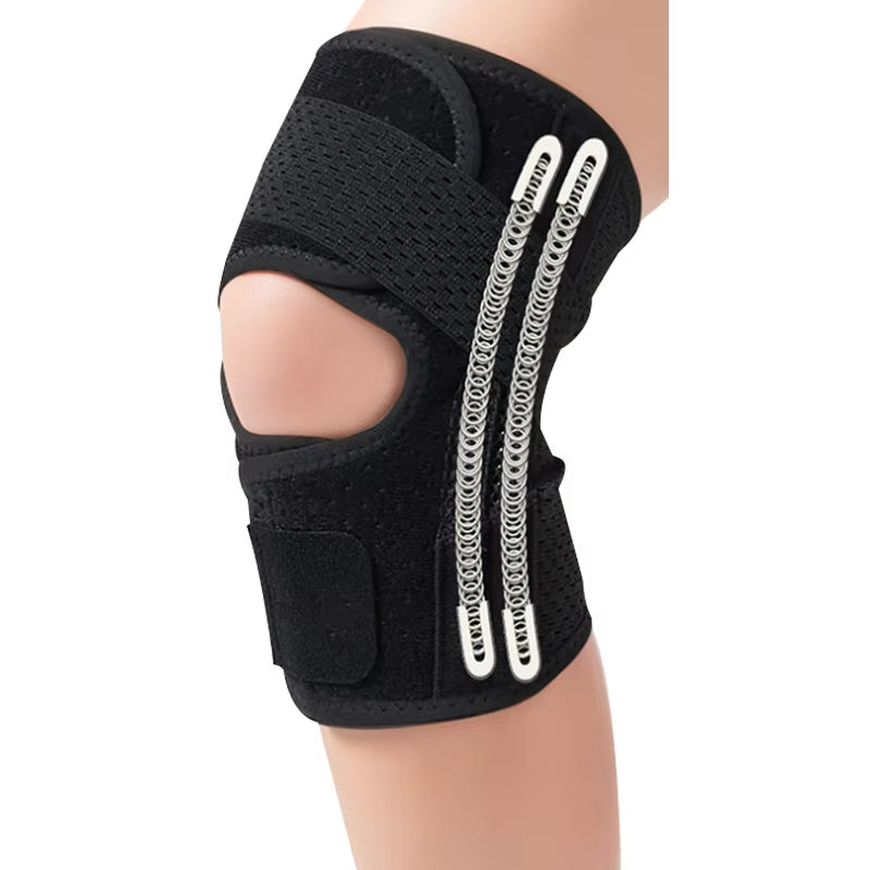 Adjustable Compression Knee Sleeve with Hook-and-Loop Support System for Running, Sports & Daily Stability | Thomler