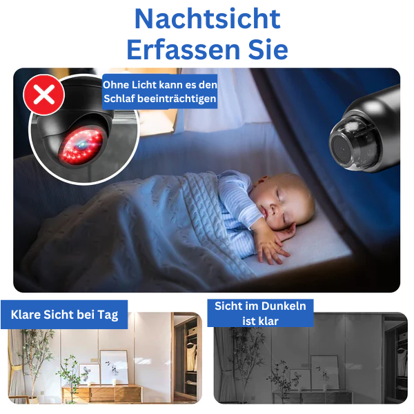 1080p HD Wireless Baby Monitor Camera with Night Vision & Motion Detection for Nursery Security | Thomler