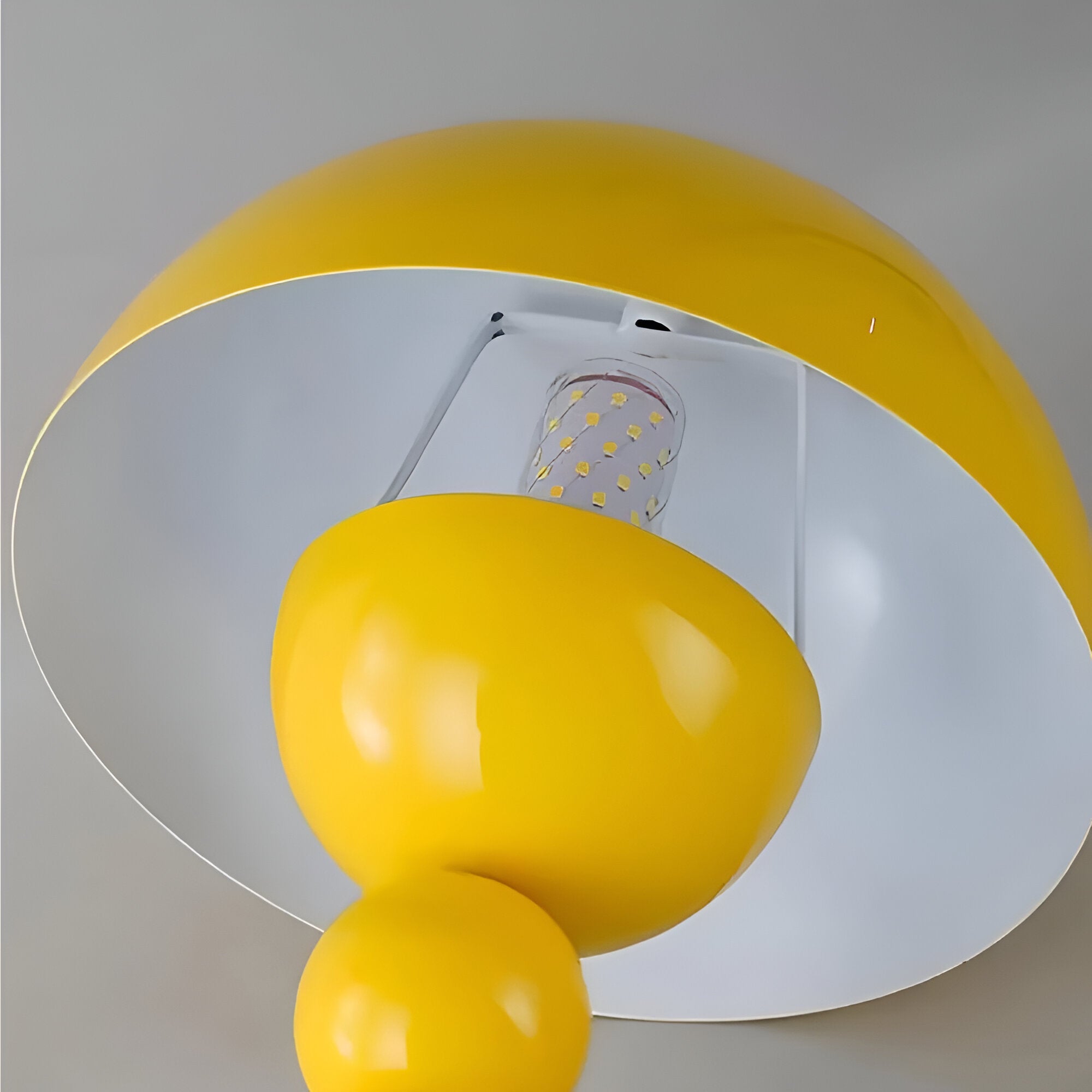 Table Lamp Acrylic 11.0 in White USB Rechargeable Bedroom Nightstand Ambient Nordic Minimalist Desk Lighting | Thomler