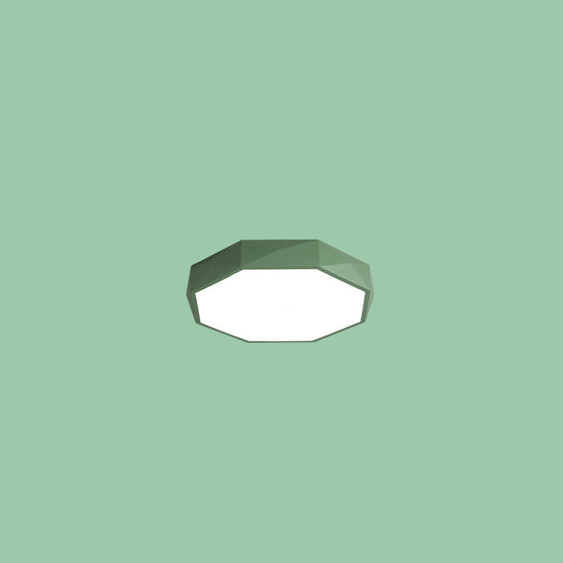 Abstract Scandinavian LED Ceiling Light Flush Mount Minimalist Round Indoor Fixture for Bedroom Living Room Hallway Modern Nordic Style | Thomler