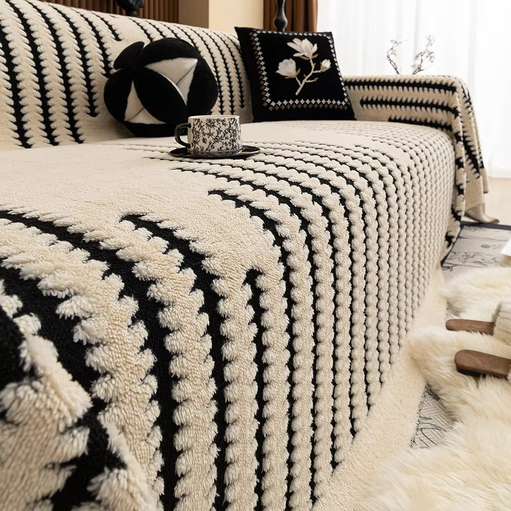 Quilted Microfiber Sofa Slipcover with Non-Slip Backing – Thick Tufted Furniture Protector for Couch & Loveseat, Machine Washable | Thomler