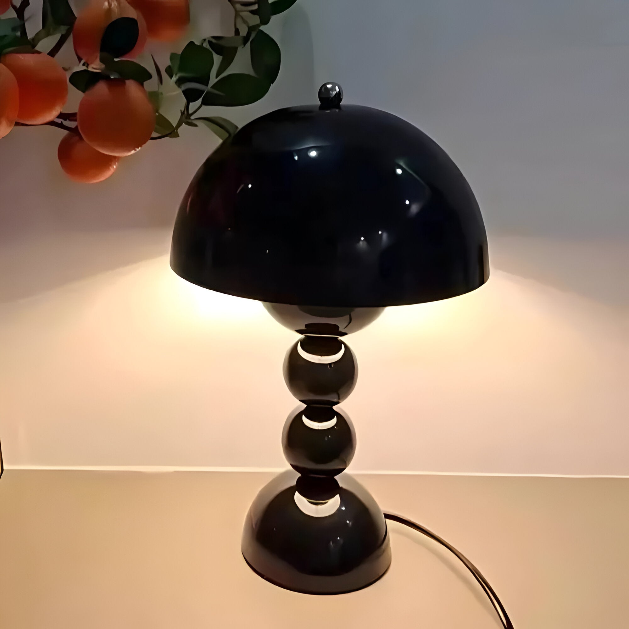 Table Lamp Acrylic 11.0 in White USB Rechargeable Bedroom Nightstand Ambient Nordic Minimalist Desk Lighting | Thomler