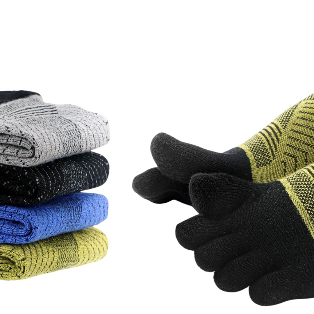 Men's Merino Wool Toe Socks – Insulated 5-Toe Design for Winter Sports & Hiking | Thomler
