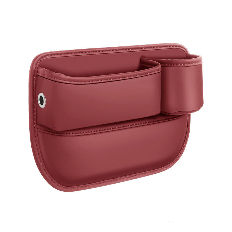 Car Seat Gap Organizer Faux Leather Storage Caddy with Charging Port for Center Console Driver Passenger Side Vehicle Accessories | Thomler