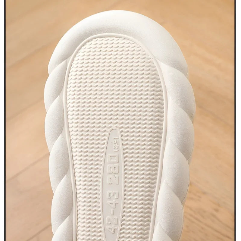 Men's Cushioned Indoor-Outdoor House Shoes with Water-Resistant Sole & Plush Lining | Thomler