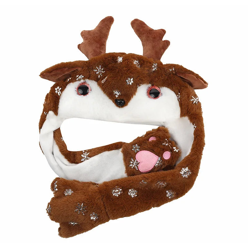 Festive Holiday Character Hat - Soft Padded Winter Headwear for Parties & Photos | Thomler