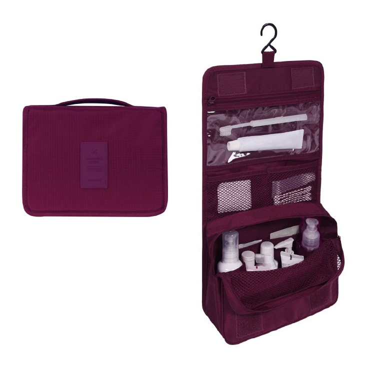 Hanging Toiletry Bag with Multiple Compartments for Travel – Water-Resistant Organizer for Makeup, Cosmetics & Grooming Essentials | Thomler