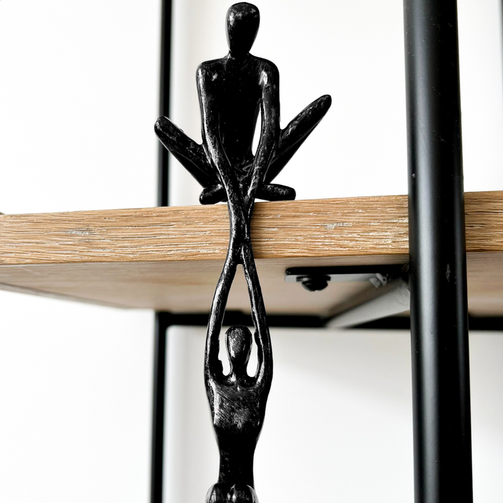 Intertwined Souls Sculpture | Modern Abstract Art Statue for Home Decor | Handcrafted Resin Figurine for Living Room Bedroom Office | Thomler
