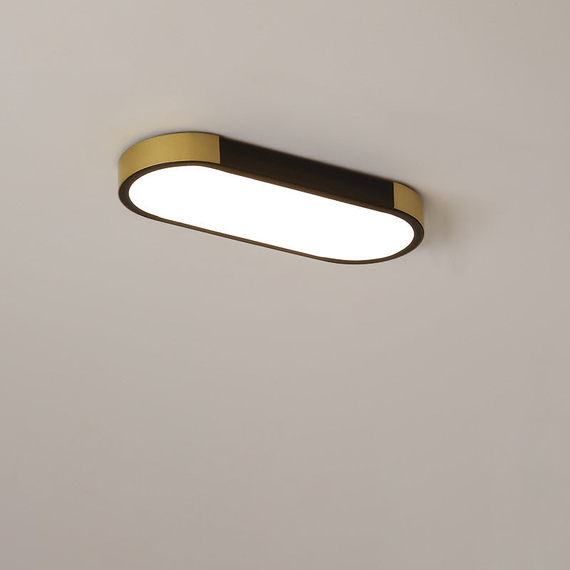 Flush Mount LED Ceiling Light Iron Acrylic 25.6 in Modern Living Room Bedroom Hallway Lighting 3 Color Temperature Adjustable | Thomler