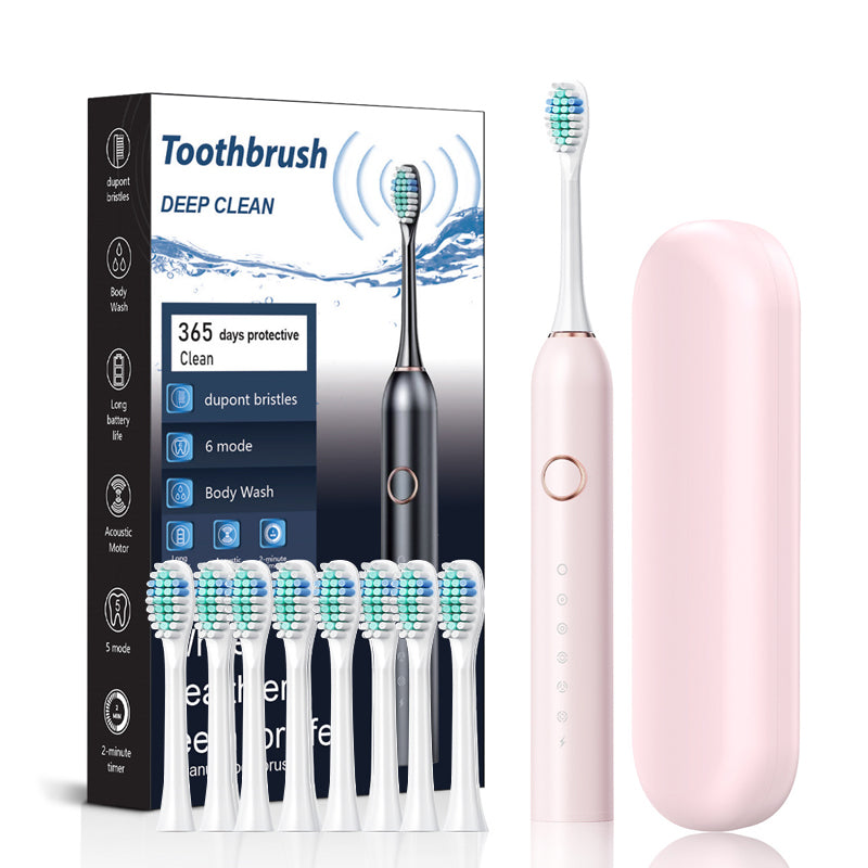 Rechargeable Sonic Toothbrush with 6 Cleaning Modes IPX7 Waterproof Electric Toothbrush 40000 VPM for Daily Oral Care Adults Dental Hygiene | Thomler