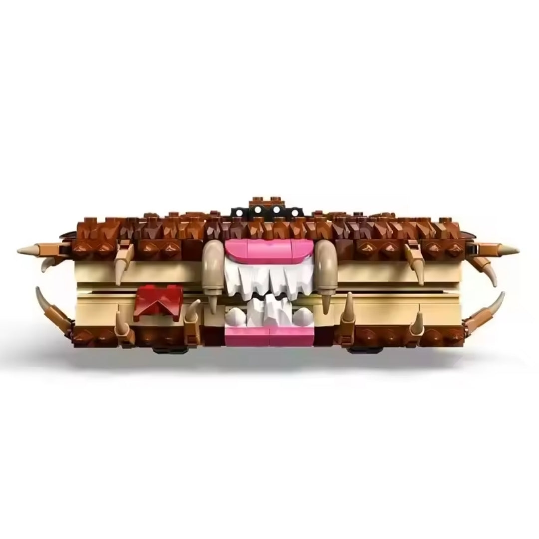 Fantasy Biting Book Building Set – 519-Piece Magical Monster Construction Kit for Display & Collection | Thomler