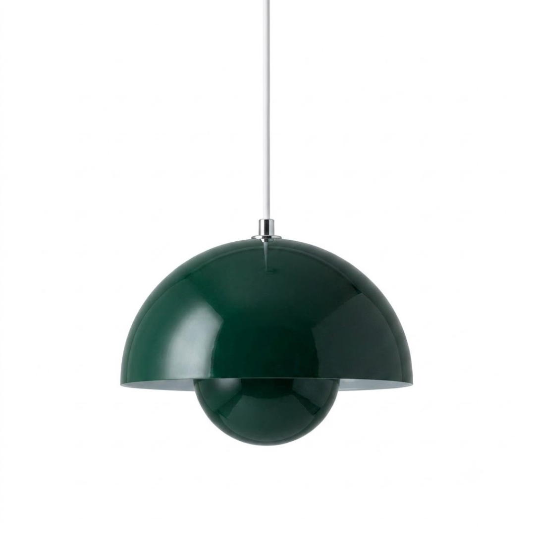 Hanging Planter Light Fixture with Built-In Pot for Indoor Plants & Modern Scandinavian Farmhouse Decor | Thomler