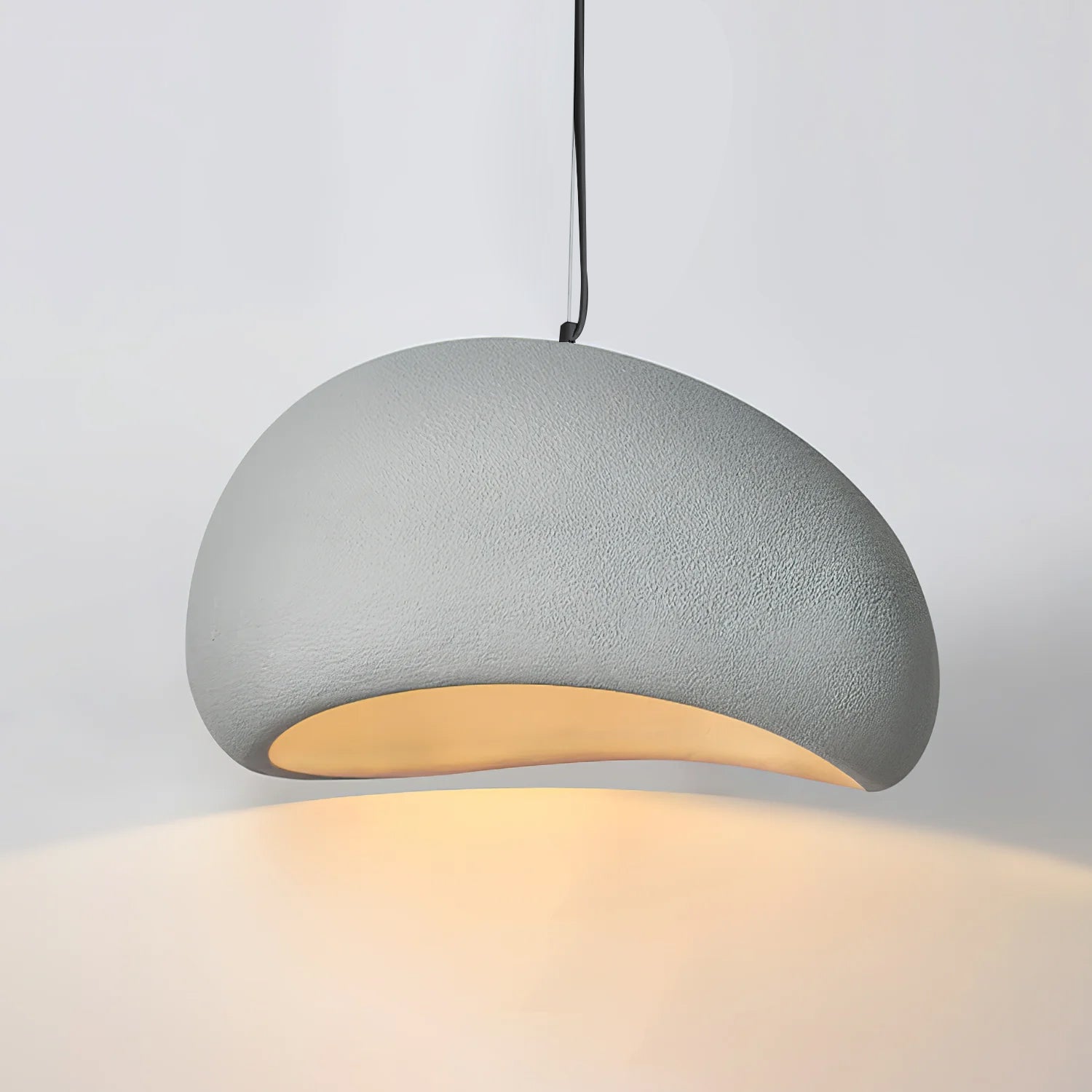 Khmara Pendant Light LED 11.8 in Grey Indoor Ceiling Lamp Adjustable Hanging | Thomler