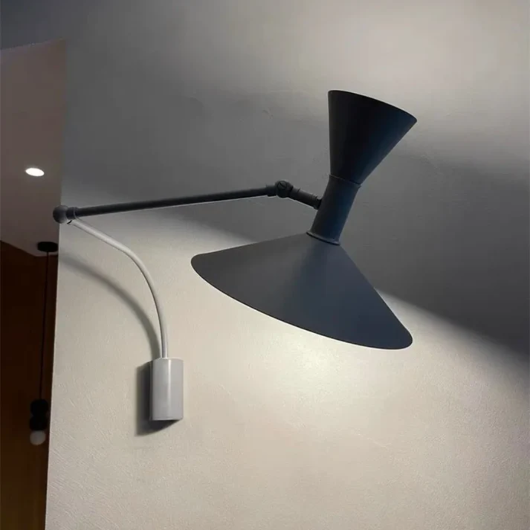 Wall Lamp Metal Adjustable Arm E14 LED Living Room Bedroom Reading Light Directional Indoor Accent Lighting | Thomler