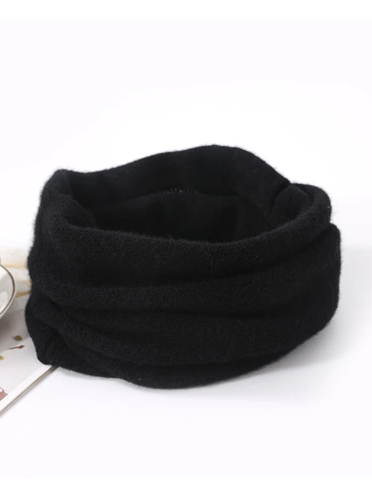 Soft Wool Neck Warmer with Pullup Coverage for Women | Cold Weather Face Guard & Ear Protector | Thomler