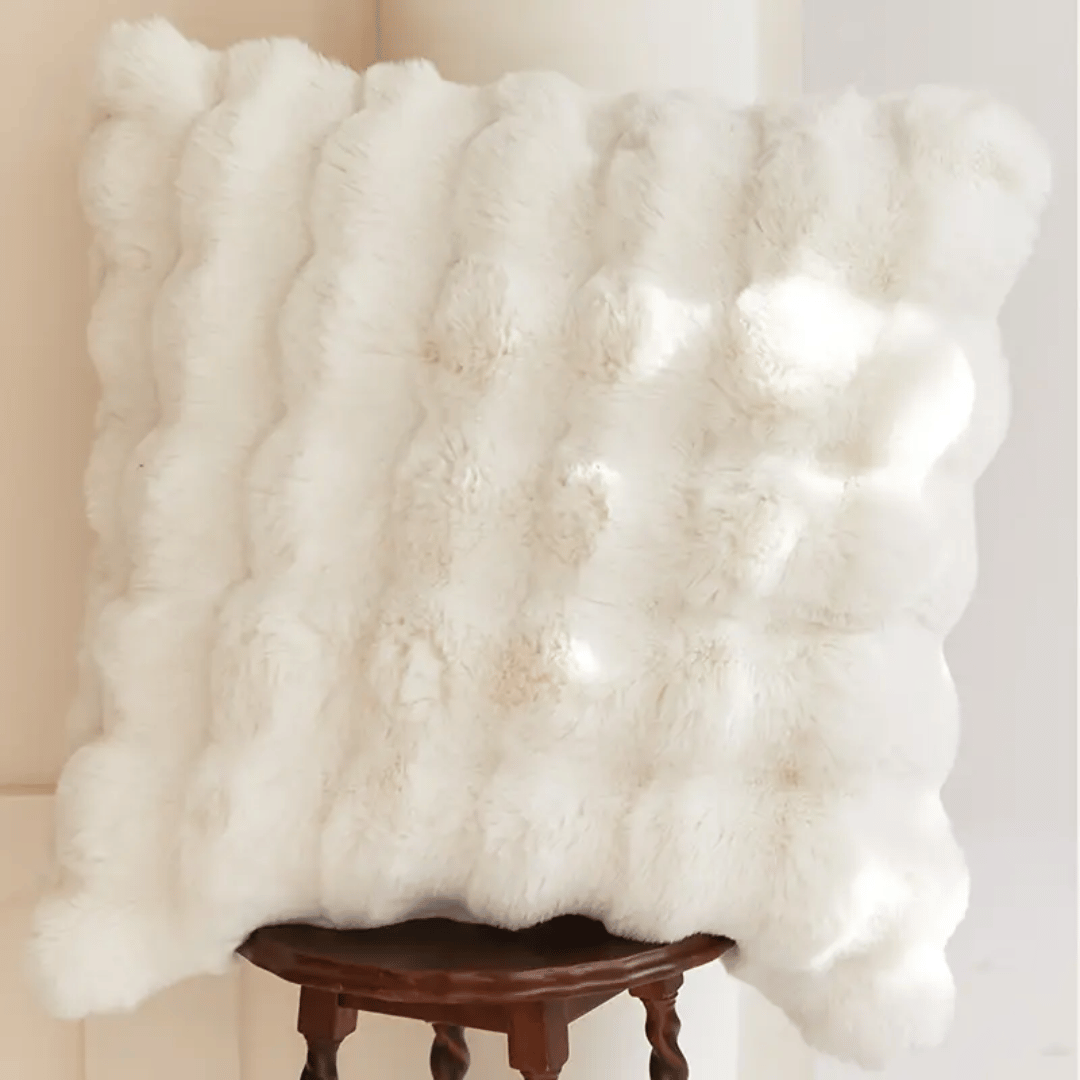 Faux Fur Throw Pillow Cases – Ultra Plush Decorative Covers with Hidden Zip for Living Room, Bedroom & Sofa | Thomler