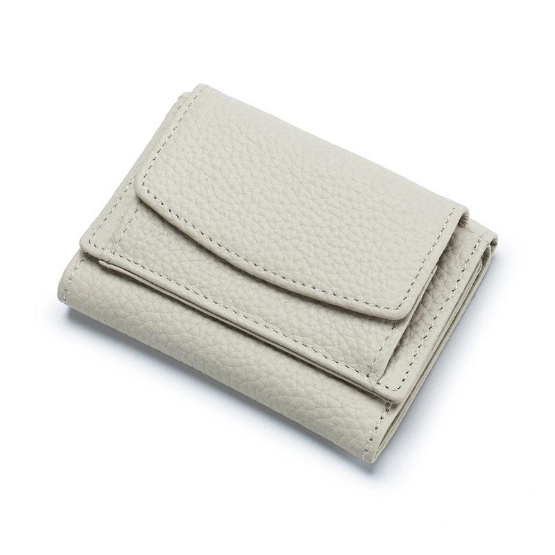 Compact RFID Blocking Leather Wallet for Women – Snap-Close Coin Purse with Card Slots & RFID Shield for Everyday Carry | Thomler